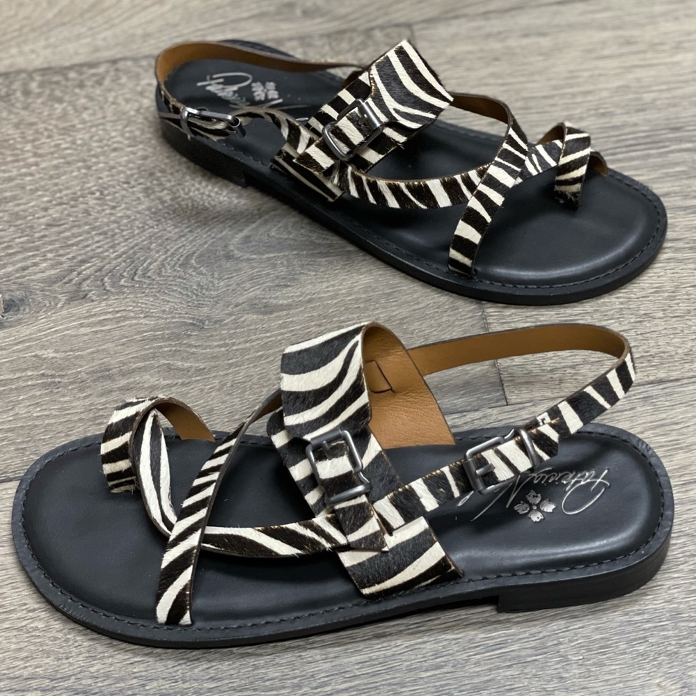 Patricia Nash Fidella Zebra Sandals Size 8.5 - Picture 6 of 8